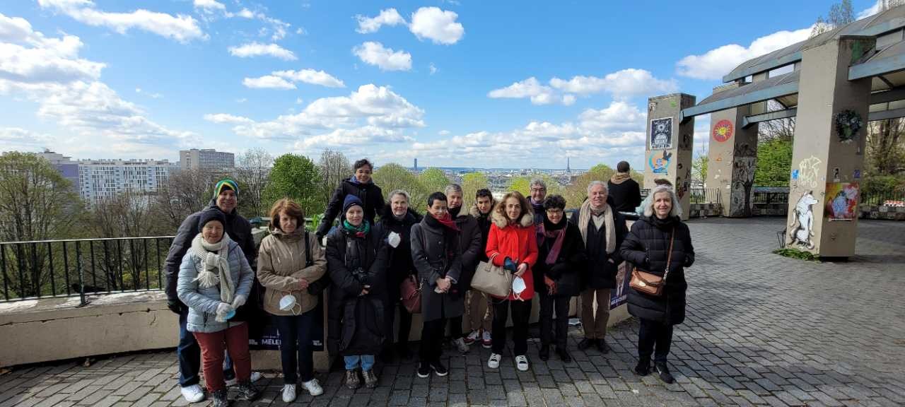 Visite guidée du 2 avril 2022, vue sur Paris