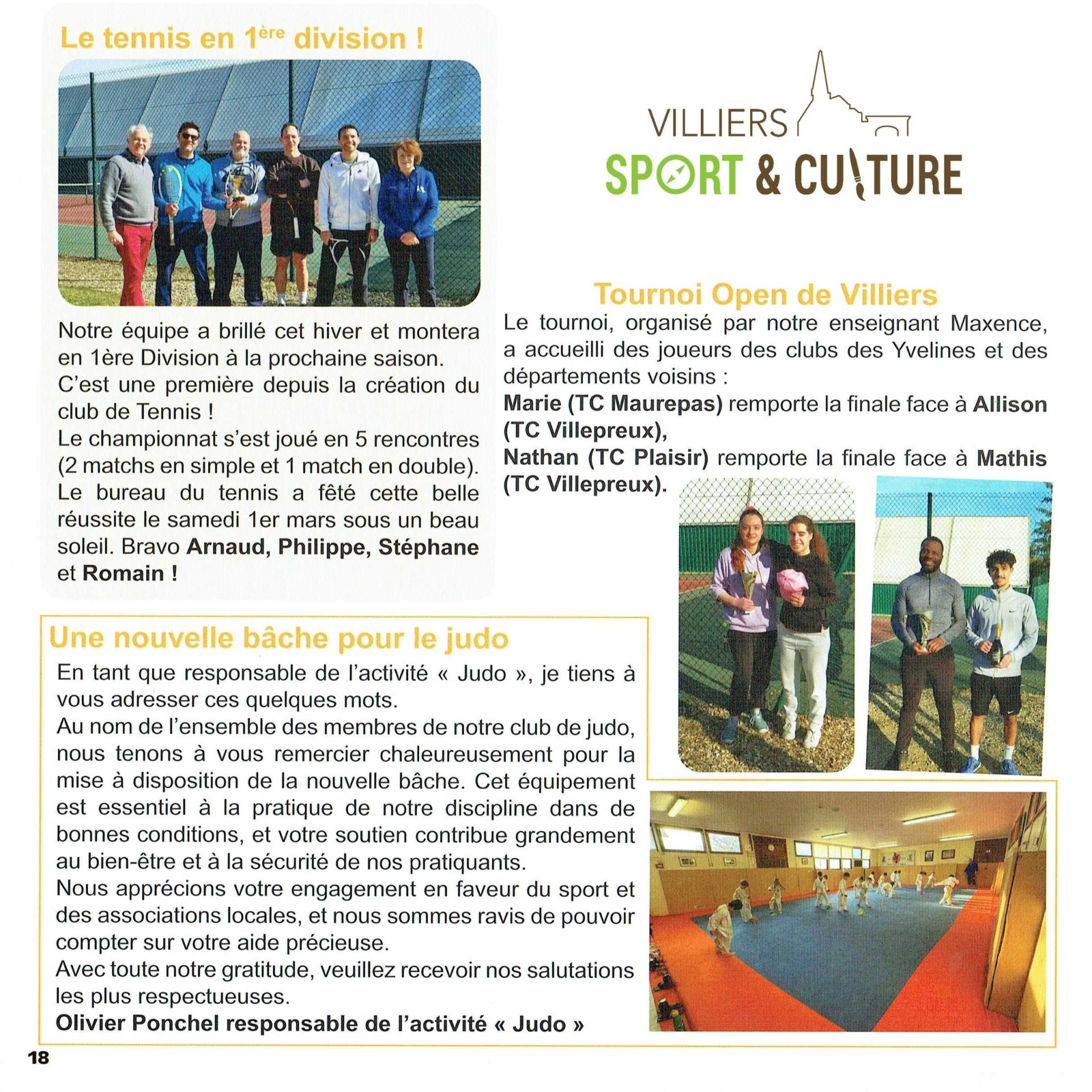 Villiers info mai 2025